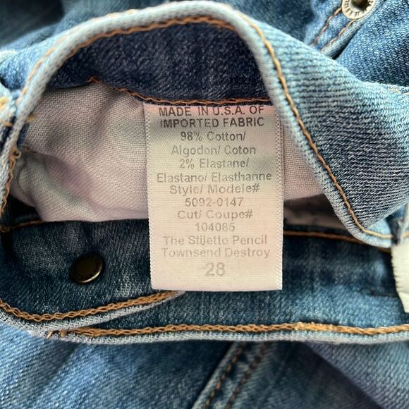 Current/Elliott Blue Denim Mini Skirt - Picture 10 of 10